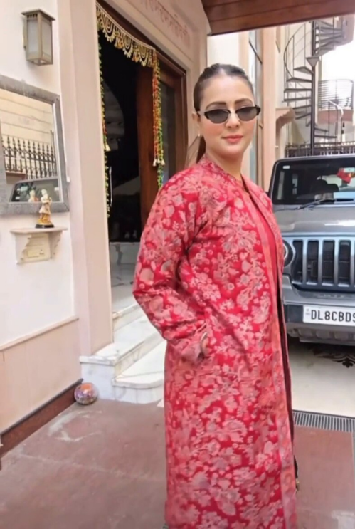 Kashmir Phirans Inspired Three Piece Overcoat Dress