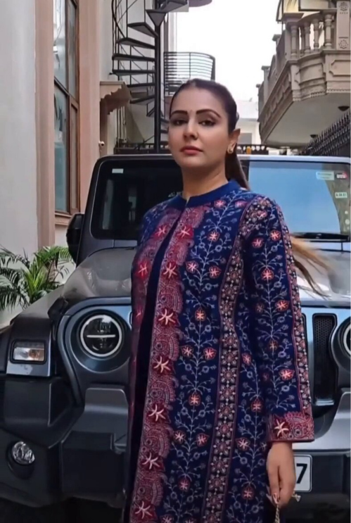 Kashmir Phirans Inspired Three Piece Overcoat Dress